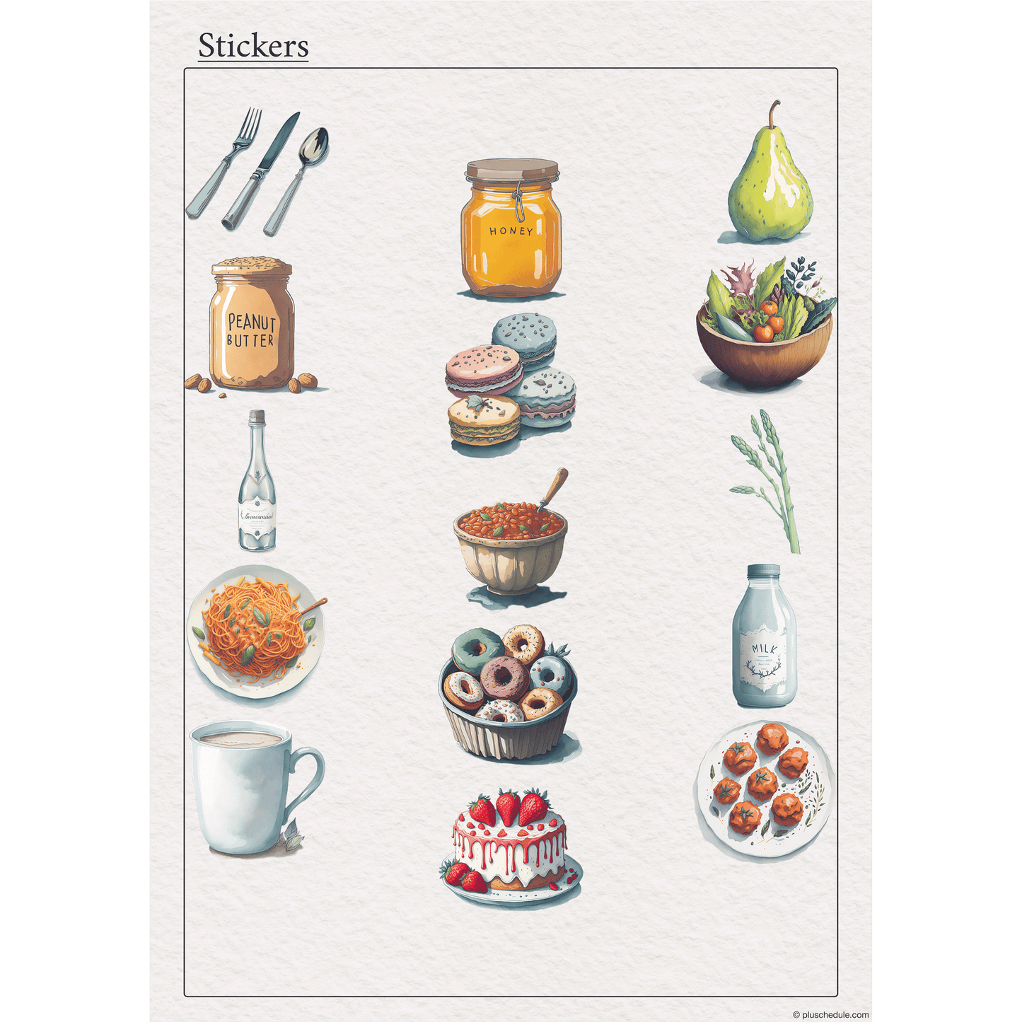 Stickers- Food